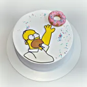 Торт "Гомер Симпсон"