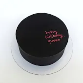 Черный торт для девушки