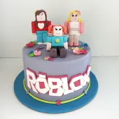 Детский торт "Roblox. Девочки"