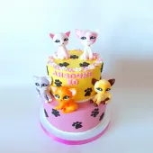Детский торт "Котята"