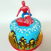 Торт "Человек паук в городе"