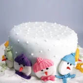 Торт "Снеговички"