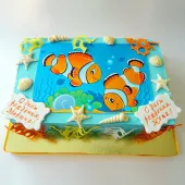 Фото-торт с рыбками