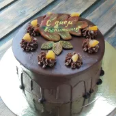 Шоколадный торт на День воспитателя