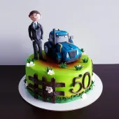Торт с трактором "Беларус"