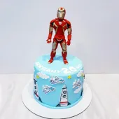 Детский торт "Железный человек"