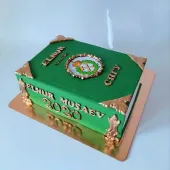 Торт "Зеленая книга на выпускной"