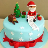 Торт "Дед Мороз с письмом желаний"