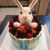 Торт "Кролик на ягодной полянке" (заказ_3020_1)