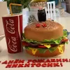 Торт "Гамбургер и кола" (заказ_2609_1)