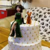 Торт "Корона" с девушкой (заказ_2656_1)