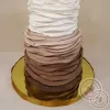 Свадебный торт "Омбре" серый (заказ_2986_1)