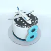 Торт с самолетом (заказ_4995_1)